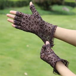 Summer Women Fingerless Gloves Sexy Female Lace Sailor Dance Mittens For Bride Half Finger Fishnet Dress Mesh Short Gloves
