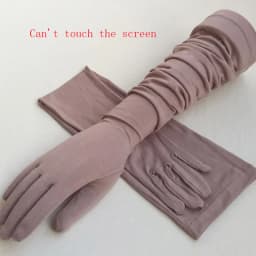 Female Sports Fitness Cycling Sunscreen Touch Screen Long Fingerless Mitten Women Cotton Fashion Half Finger Driving Gloves B89