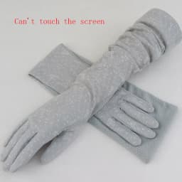 Female Sports Fitness Cycling Sunscreen Touch Screen Long Fingerless Mitten Women Cotton Fashion Half Finger Driving Gloves B89