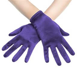 Smooth Satin Color Ding Ladies Short Wedding Gloves Etiquette Party Performance Decoration Dresses Matching Elegant Mittens Nv2