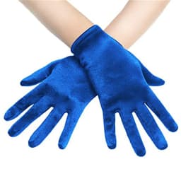 Smooth Satin Color Ding Ladies Short Wedding Gloves Etiquette Party Performance Decoration Dresses Matching Elegant Mittens Nv2