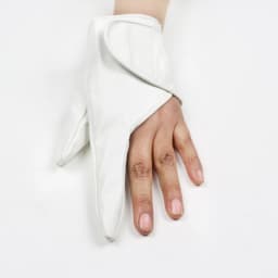 Fashion Female Three Fingers Exposed Thin Breathable PU Leather Punk Hip-hop Dance Glove Women Nightclub Show KTV Sing Glove A73