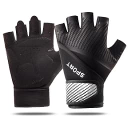 1 Pair Workout Gloves - Gym Weight Lifting Gloves with Wrist Wrap Support,Full Palm Protection & Extra Grips for Fitness,Pull-up