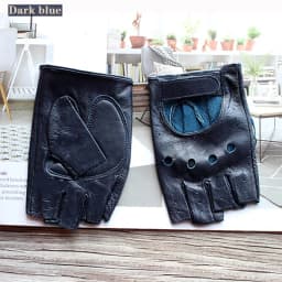 New Women Half Finger Leather Gloves Fashion Style Thin Colour Outdoor Sports Driving Riding Sheepskin Gloves