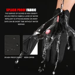 Winter Warm Touchscreen Men's Gloves Sports Fishing Water-Repellent Ski Army Bike Snowboard Skis Skid Zipper Ladies Gloves