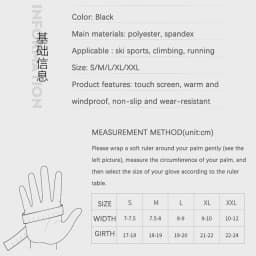 Winter Warm Touchscreen Men's Gloves Sports Fishing Water-Repellent Ski Army Bike Snowboard Skis Skid Zipper Ladies Gloves