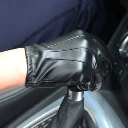 New Winter Gloves Men Women Black PU Leather Cashmere Warm Driving Gloves Mittens Touch Screen Waterproof Gloves