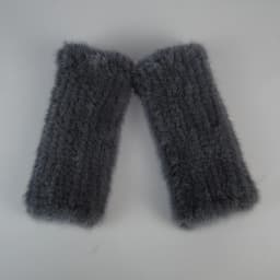 Lady Winter Real Mink Fur Gloves Hand Knitted Real Mink Fur Fingerless Gloves Women Warm Strong Elastic Real Mink Fur Mittens