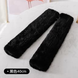 New Women 100% Real Genuine Knitted Mink Fur Mittens Winter Warm Lady Real Fur Fingerless Gloves Handmade Knit Mink Fur Mitten