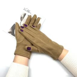 Women Creative Nail Polish Embroidery Gloves Grace Lady Fashion Vintage Driving Full Finger Mittens Girl Touch Screen Warm