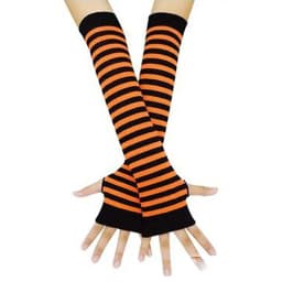 Men Women Winter Warm Arm Elbow Warmer Fingerless Dance Mitten Cuff Cosplay Darkly Ninja Knit Long Driving Sun Glove Sleeve L32