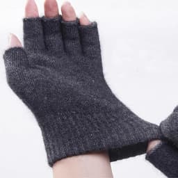 Women Men Half Finger Cashmere Glove Short Warm Soft Wool Knitted Wrist Mitten Winter Woolen Stretch Fingerless Gloves Boy Girl