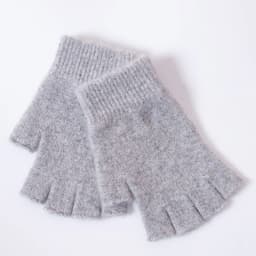 Women Men Half Finger Cashmere Glove Short Warm Soft Wool Knitted Wrist Mitten Winter Woolen Stretch Fingerless Gloves Boy Girl