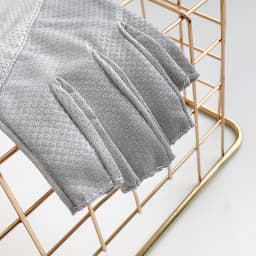 Women Summer Sunscreen Lace Flowers Driving Cycling Breathable Half Finger Gloves Thin Mesh Ice Silk Touch Screen Anti-Slip