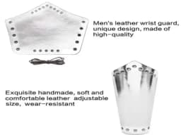 1pc/1pair Renaissant Arm Gauntlets Medieval Armor Bracers Adult Cosplay Party Arm Guards Stage Props Cuffs Costume Accessories