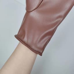Fashion Female Winter Warm Touch Screen Driving Gloves Women' Outdoor Riding Plus Velvet Thicken Full Finger PU Leather Mittens