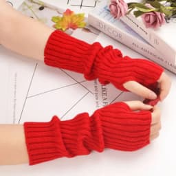 New Women Arm Warmers Japanese White Black Goth Knitted Kawaii Fingerless Gloves Ankle Wrist Sleeves Harajuku Girls Anime Gloves