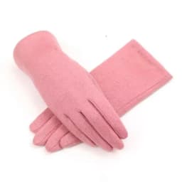 Korean Women's Touch Screen Warm Cashmere Gloves Autumn Winter Outdoor Riding Driving Bow Wool Double Layer Thicken Windproof