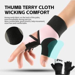Professional Gym Fitness Breathable Anti-Slip Women Men Half Finger Summer Fishing Cycling Fingerless Gloves Female Bicycle Bike