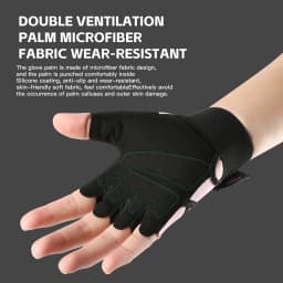 Professional Gym Fitness Breathable Anti-Slip Women Men Half Finger Summer Fishing Cycling Fingerless Gloves Female Bicycle Bike