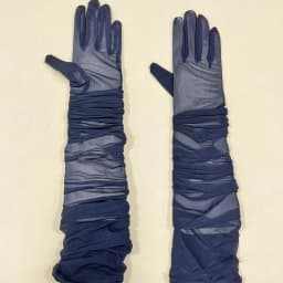 70CM Sexy Mesh Folds Ruffles Long Gloves Multicolored High Elasticity Elegant Women ’s Accessories Opera Bride Wedding