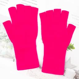 2022 New Unisex Black White Half Finger Fingerless Gloves Women and Men Wool Knit Cotton Gloves Autumn Winter Warm Work Gloves