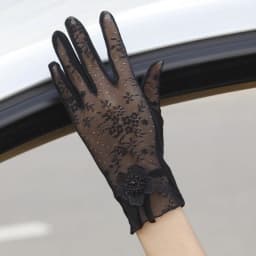 Sexy Summer Women UV Sunscreen Short Sun Female Gloves Fashion Ice Silk Lace Driving Of Thin Touch Screen Lady Gloves G02E