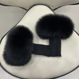 New Arrival Female Natural fox Fur Cuffs Knitted Warm Real Fox Fur Mittens Women Winter Outdoor fox Fur Cuffs