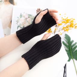Women Gloves Fashion Hand Warmer Winter Glove Girls Arm Crochet Knitting Goth Lolita Solid Fingerless Mitten Kawaii Accessories