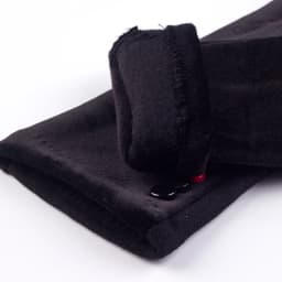 Autumn Winter Female Button Suede Leather Velvet Cashmere Full Finger Warm Bow Glove Women Embroidery Touch Screen Mitten F9