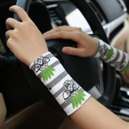 Decorate Wrist Guard Men's Summer Fashion Thin Trend Sports Fitness Wicking Sweat Female Yoga Sun Exercise Cover Scar Tattoo