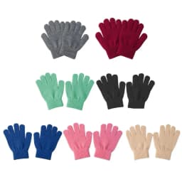 New 1-4Y Kids Gloves Winter Baby Plush Coral Gloves Toddler Full Fingers Cute Mittens Warm Windproof Glove For Boys Girls