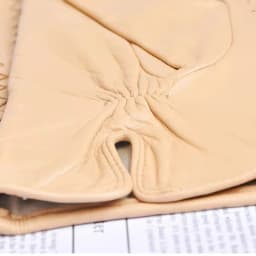 European Hand Woven Leather Lambskin Gloves for Woman 2025 Winter Black Beige Plaid Short Luvas Mujer Outdoor Warm Handschuhe