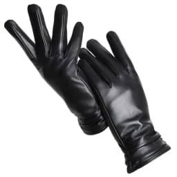 Hot Sale Genuine Sheepskin Women's Winter Leather Gloves Warm Driving Casual Multi-color Optional -2081