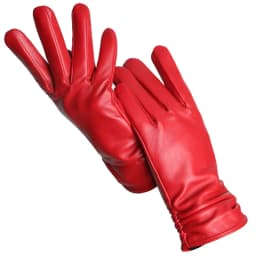 Hot Sale Genuine Sheepskin Women's Winter Leather Gloves Warm Driving Casual Multi-color Optional -2081