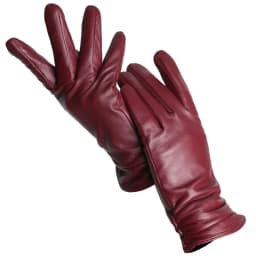 Hot Sale Genuine Sheepskin Women's Winter Leather Gloves Warm Driving Casual Multi-color Optional -2081