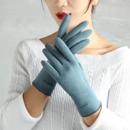New Grace Fashion Lady Gloves Women Winter Vintage Touch Screen Warm Windproof Cycling Driving Full Finger Glove Mittens G058
