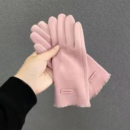 New Grace Fashion Lady Gloves Women Winter Vintage Touch Screen Warm Windproof Cycling Driving Full Finger Glove Mittens G058