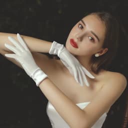 Fashion Elegant Satin Wrist Elastic Mesh Women Short Gloves Tulle White Black Bridal Wedding Banquet Drive Etiquette Mittens