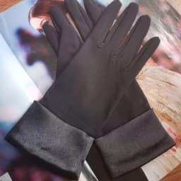 Fashion Elegant Satin Wrist Elastic Mesh Women Short Gloves Tulle White Black Bridal Wedding Banquet Drive Etiquette Mittens