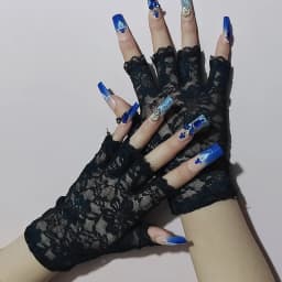 White Fingerless Sexy Lace Gloves Women Short Bride Wedding Half Finger Elasticity Cycling Driving Summer Sun Protection Gloves