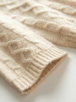 100% Cashmere Knitted Gloves Touchscreen Finger For Women Autumn Winter Thick Cable Warm Wrist Length Classic Female Mitten