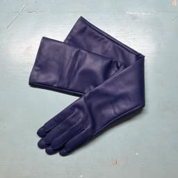 Long Genuine Leather Gloves Sheepskin Women's Gloves Fashion Ladies Size Make To Order