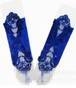 women's fashion gloves sexy red fingerless gloves red paillette lace gloves red long design gloves R2060
