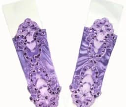 women's fashion gloves sexy red fingerless gloves red paillette lace gloves red long design gloves R2060