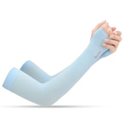 Summer Anti Eltraviolet Ice Sleeve Driving Sunscreen Gloves Women Ice Silk Sleeve Men Arm Sleeve