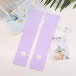 Summer Anti Eltraviolet Ice Sleeve Driving Sunscreen Gloves Women Ice Silk Sleeve Men Arm Sleeve