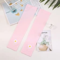 Summer Anti Eltraviolet Ice Sleeve Driving Sunscreen Gloves Women Ice Silk Sleeve Men Arm Sleeve