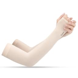 Summer Anti Eltraviolet Ice Sleeve Driving Sunscreen Gloves Women Ice Silk Sleeve Men Arm Sleeve