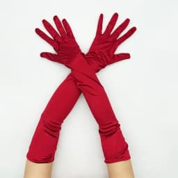 Classic Adult 55cm Opera/Elbow Stretch Satin Finger Long Gloves Women Party Evening Costume Wedding Dress Elegant Gloves